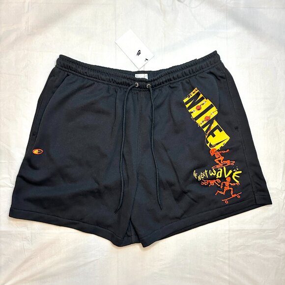 NEW Nike Streetwear Men's French Terry Shorts Black Size Large Athletic Athletic - Picture 3 of 9